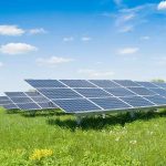 solar panels in a field