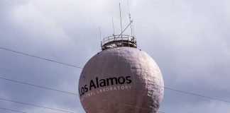 Los Alamos water tower.