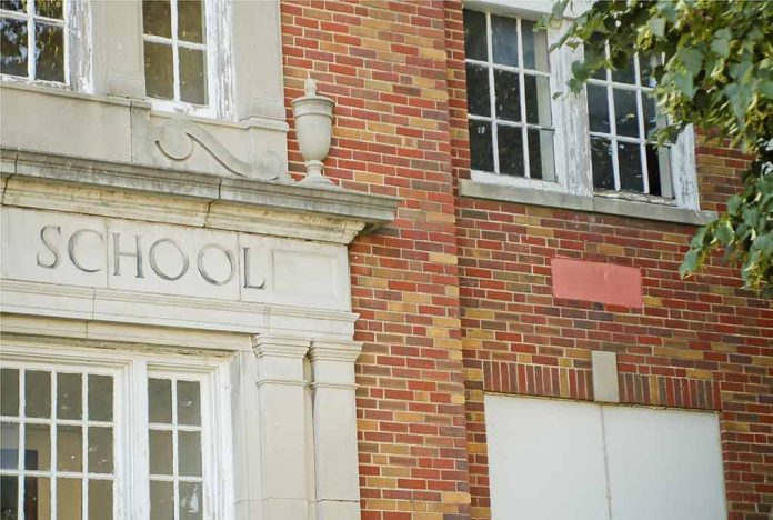 exterior of a school building