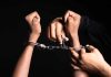 Handling handcuffs and unlocking with a key