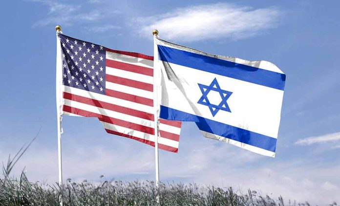 2377025629 featured image American and Israeli flags waving in the wind
