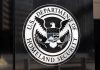 US Department of Homeland Security emblem on wall