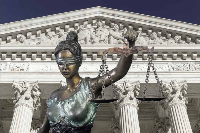560959042 featured image Lady Justice statue in front of courthouse