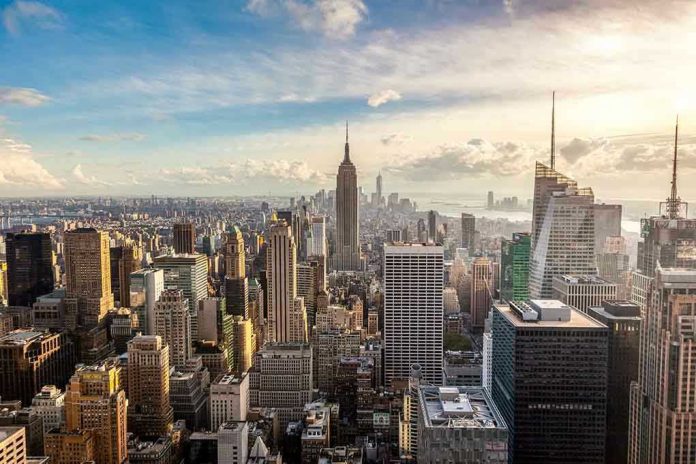 New York City skyline with Empire State Building