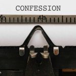 Pipe Bomber BREAKS Silence – Issues Stunning Confession Typewriter typing the word confession on paper