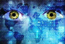 TERRIFYING 2026 Prophecy Emerges From Brazilian Mystic Abstract image featuring human eyes overlaid with binary code and a world map