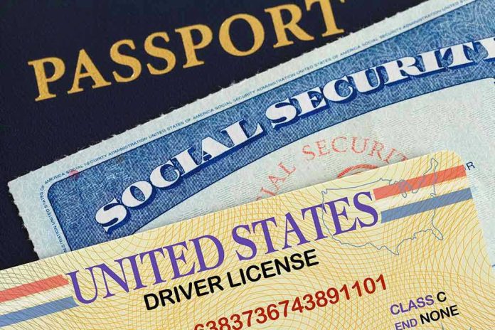 1148656274 Passport, social security card, and drivers license.