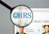 President SUES Own Government for $10 Billion Magnifying glass over IRS website.