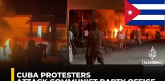 Cubans TORCH Communist HQ — Regime On The Brink