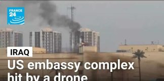 Missile Slams U.S. Embassy - Utter Destruction