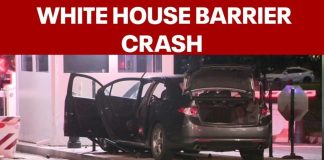 Van Smashes Into White House Barricade - Driver ARRESTED