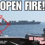 Navy DESTROYS Iranian Ship Fleeing Blockade