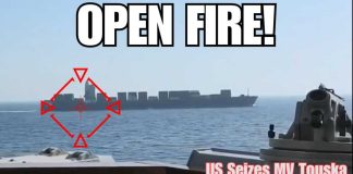Navy DESTROYS Iranian Ship Fleeing Blockade