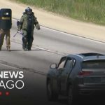 Massive police presence continues on Eisenhower Expy. after person is found dead in SUV