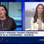 U.S. government reportedly weighing financial stake in AI companies