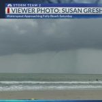 Waterspout Hits Shore — Contest Shredded Waterspout becomes brief tornado on Folly Beach