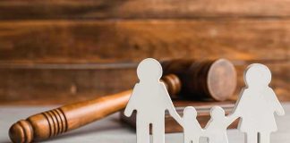 Traveling Preacher Exposed — Horror Spanned Five States Paper cutout family with gavel in background