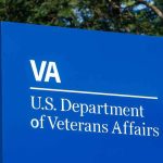 VA sign for U.S. Department of Veterans Affairs