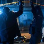 Tourist’s Nightmare: Militants, Then Cops Investigators at night lifting police tape at a crime scene