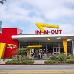 Late-Night Brawl: Kitchen Tool Shocks Attacker In-N-Out Burger restaurant exterior with red and yellow design