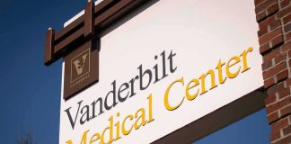 Vanderbilt Medical Center sign on building exterior