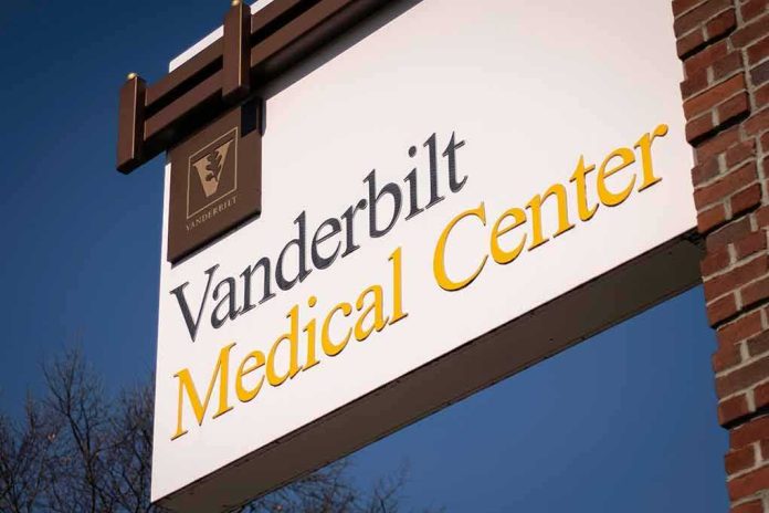 Vanderbilt Medical Center sign on building exterior