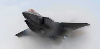 Dispersion Or Die: Air Bases Exposed Stealth fighter jet piercing a vapor cloud