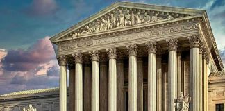 Supreme Court building with grand Corinthian columns