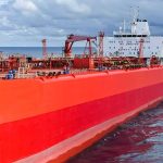Iran’s Paywall On World’s Oil Artery Red oil tanker ship at sea