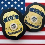 Bodycam Raid Backfires — Judge Slams Overreach ICE badges on an American flag background