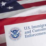 ICE Won’t Release Immigration Records U.S. flag with government document and seal