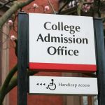 Florida’s Selective Universities Face New Rule College admission office sign with accessibility indicator